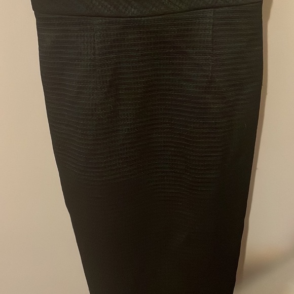 Jay Godfrey Black Mini Jacquard Pencil Skirt Ruffle Sleeveless Dress - Picture 5 of 8